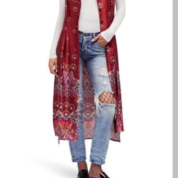 Free People Come See About Me Maxi Cardigan Size Small - Picture 2 of 11